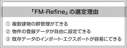 「FM-Refine」の選定理由